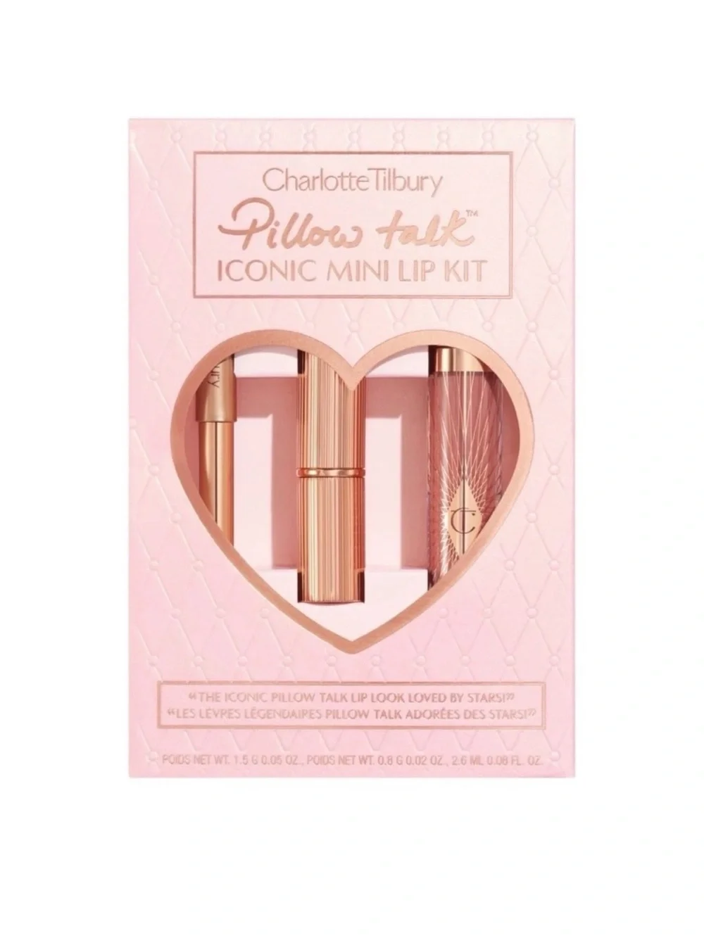 Charlotte Tilbury Pillow Talk Iconic Mini Lip Kit
